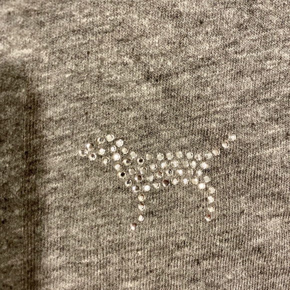 Vintage VS Pink all over rhinestone bling Dog tee - Picture 3 of 4